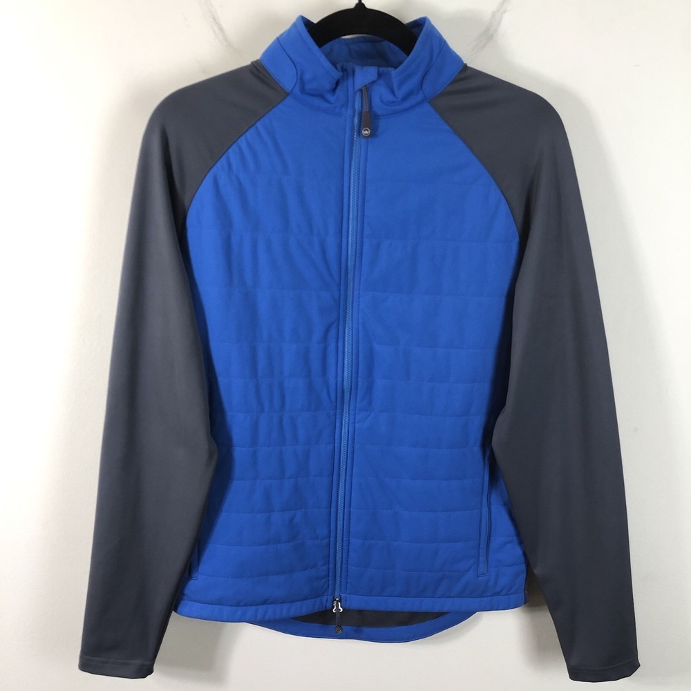 Peter Millar Crown Sport Hyperlight Merge Hybrid Jacket Men's Size S Blue Gray